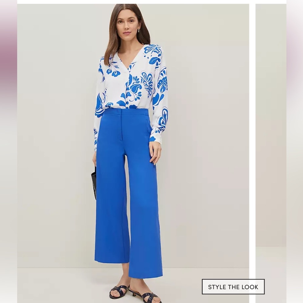 Petite Grace Straight Wide Leg Pant- Curvy fit 4P